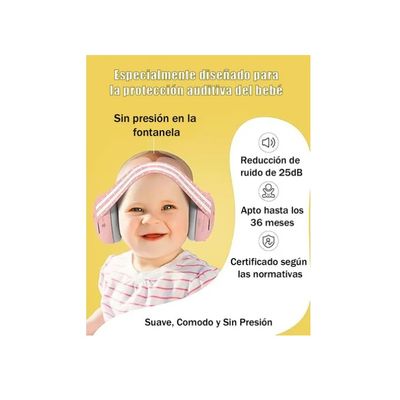 Imagen 2 del producto Protección Audífonos Antiruido Para Bebes Niños Autismo