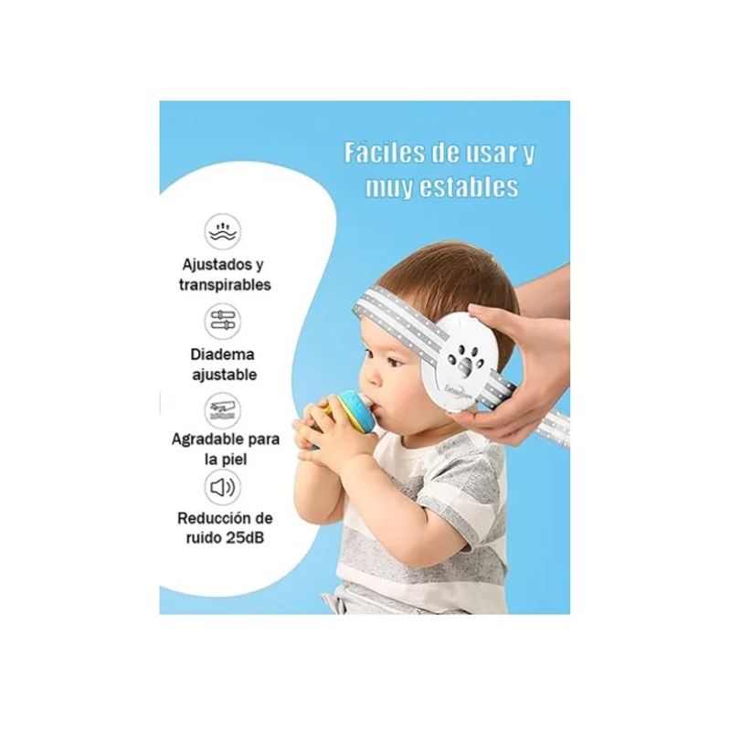 OFERTABKN - Protección Audífonos Antiruido Para Bebes Niños Autismo