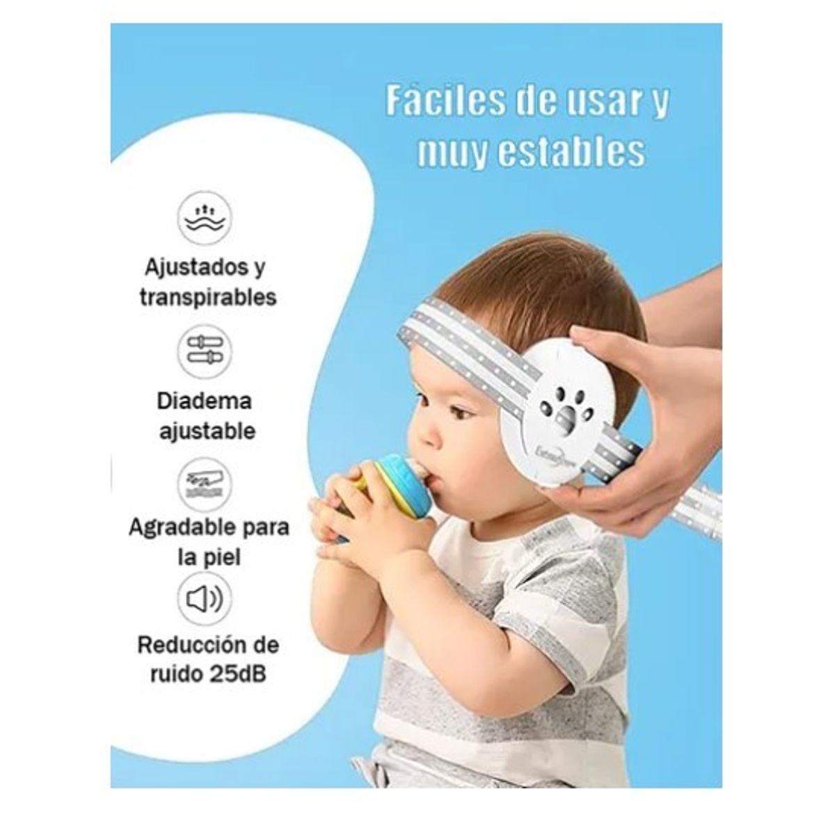 OFERTABKN - Protección Audífonos Antiruido Para Bebes Niños Autismo