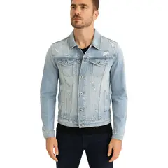 D'JOE - Chaqueta Jeans Mezclilla Hombre Slim