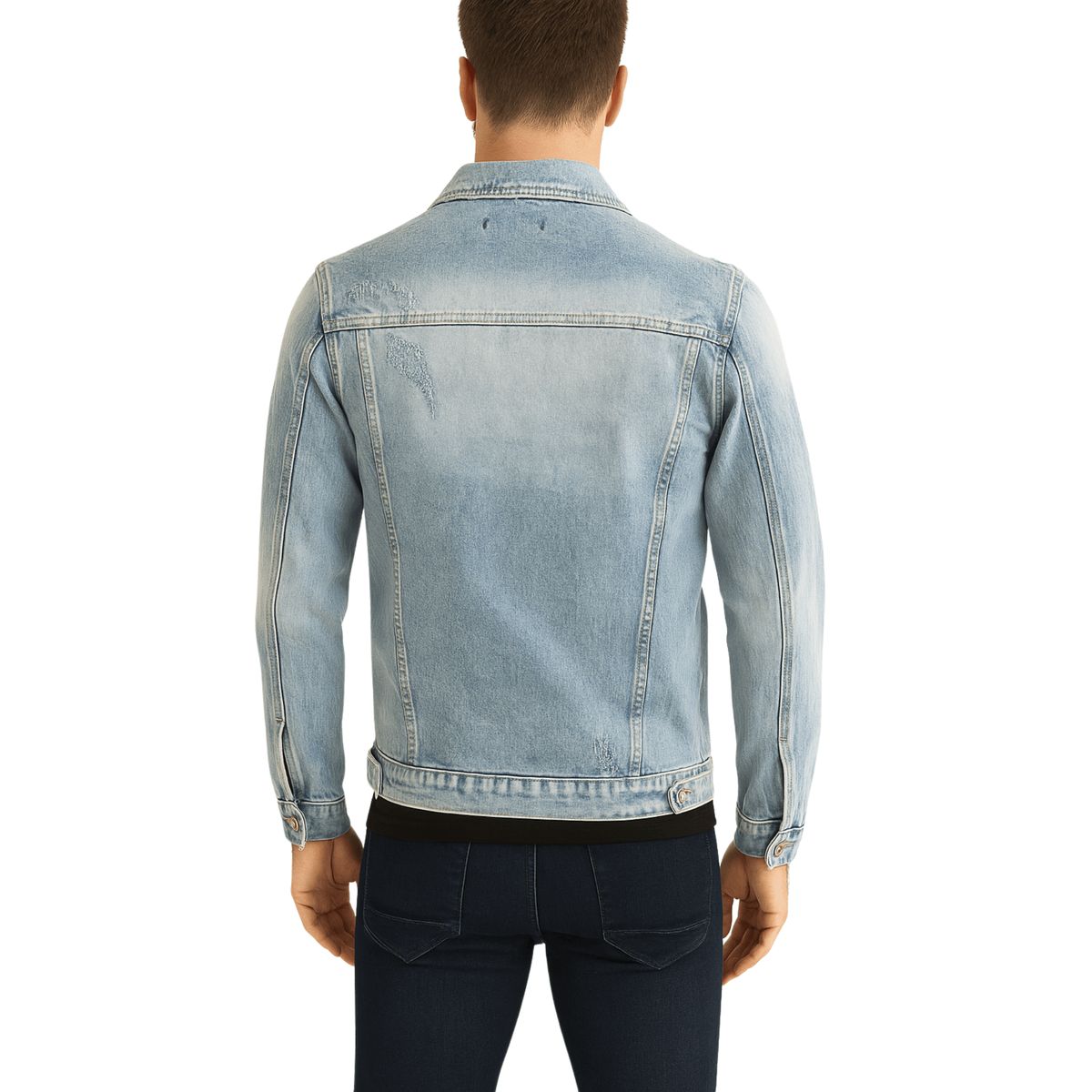 D'JOE - Chaqueta Jeans Mezclilla Hombre Slim