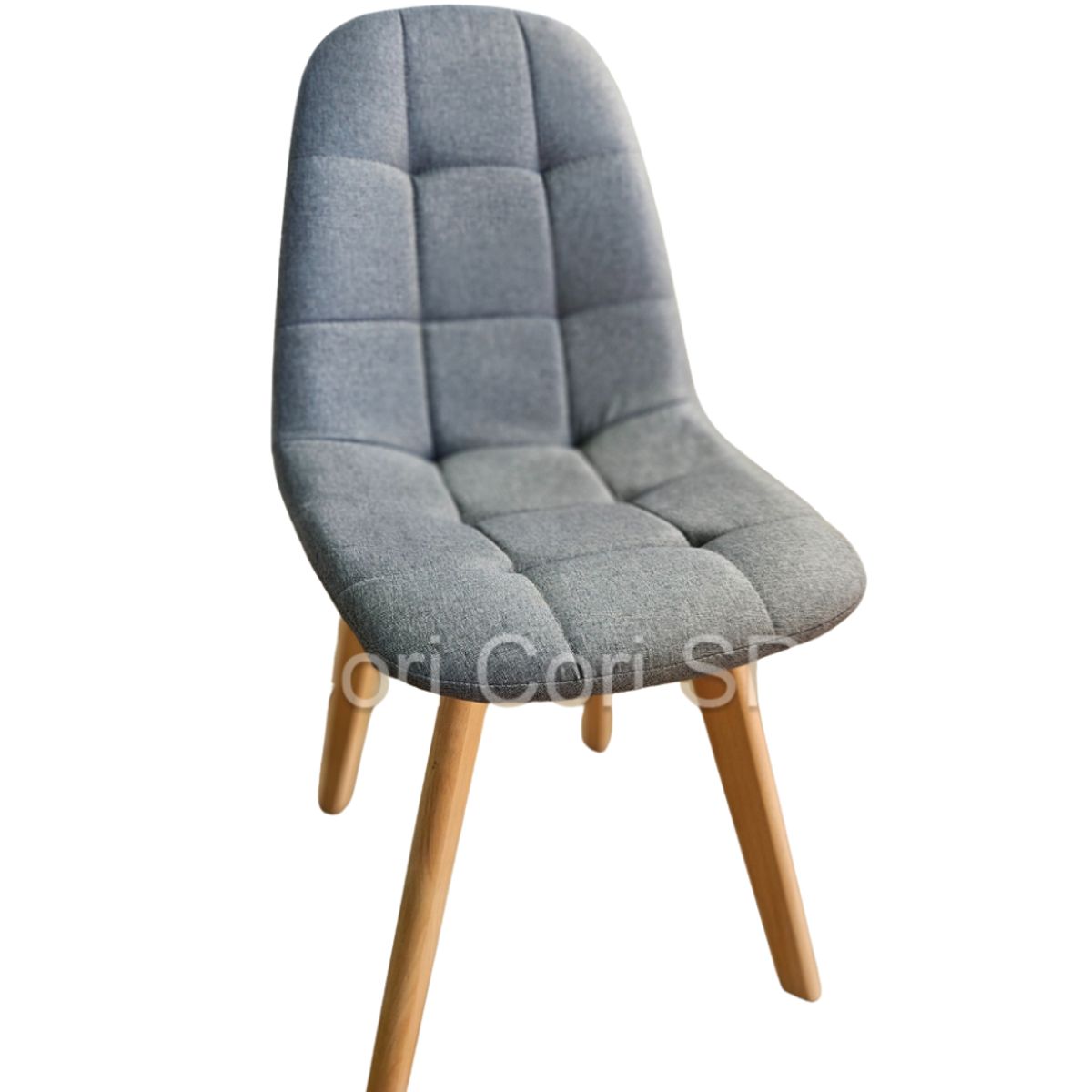 CORI CORI - Silla Capitonne Lino Gris