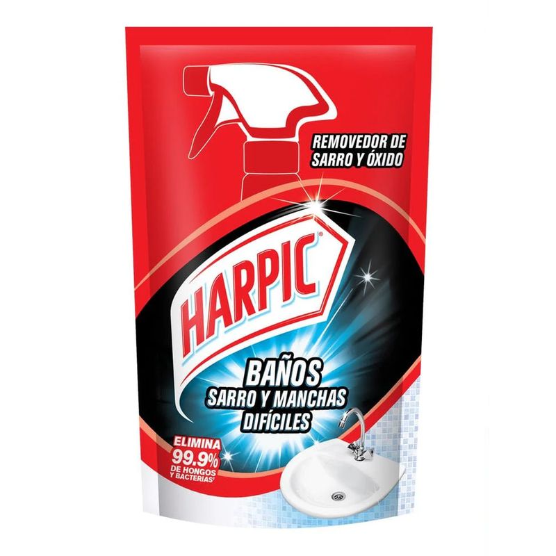 HARPIC - Recarga Harpic Baño Sarro y Manchas Difíciles 420ml