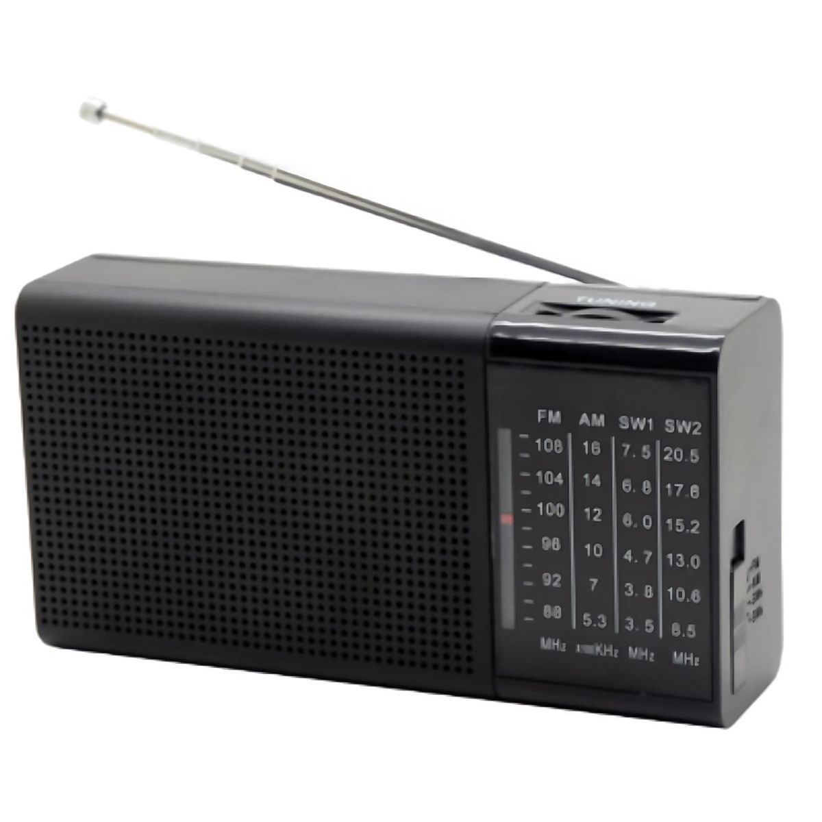 TECNOLAB - Radio FM Portátil AMFMSW De Bolsillo - SC