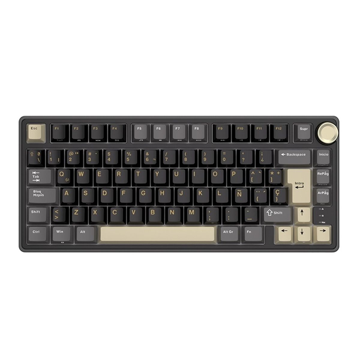 ROYAL KLUDGE - Teclado Mecánico RK R75 Phantom 75% Español - Royal Kludge