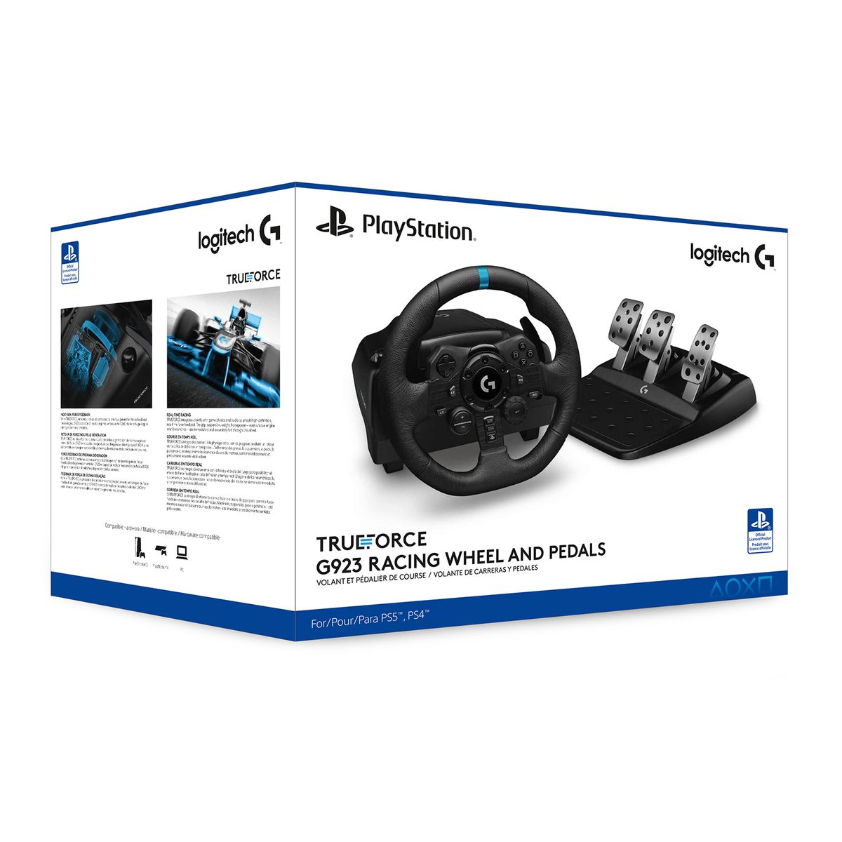 LOGITECH - Steering Wheel G923 Ps4 Open box