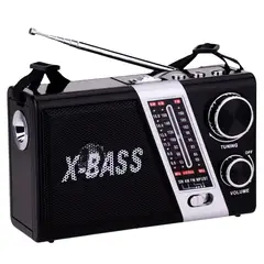 GENERICO - Radio Portátil Usb 3 Bandas Fm/am/sw Mp3