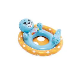 INTEX - Flotador Inflable para Montar Foca Talla 3+