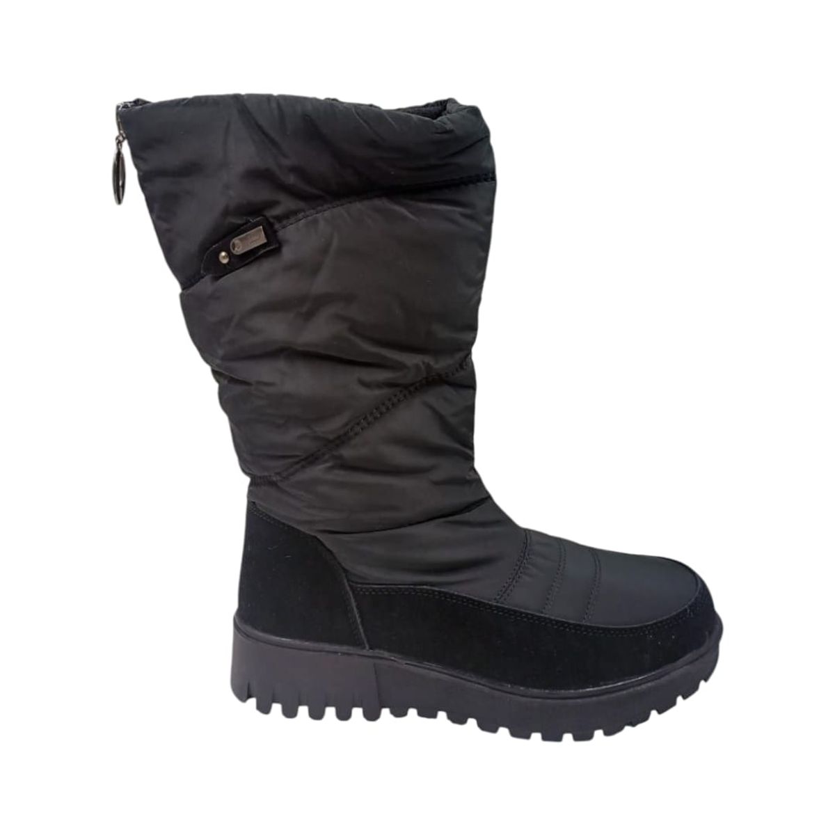 HERIEL - Bota Negra Impermeable Mujer