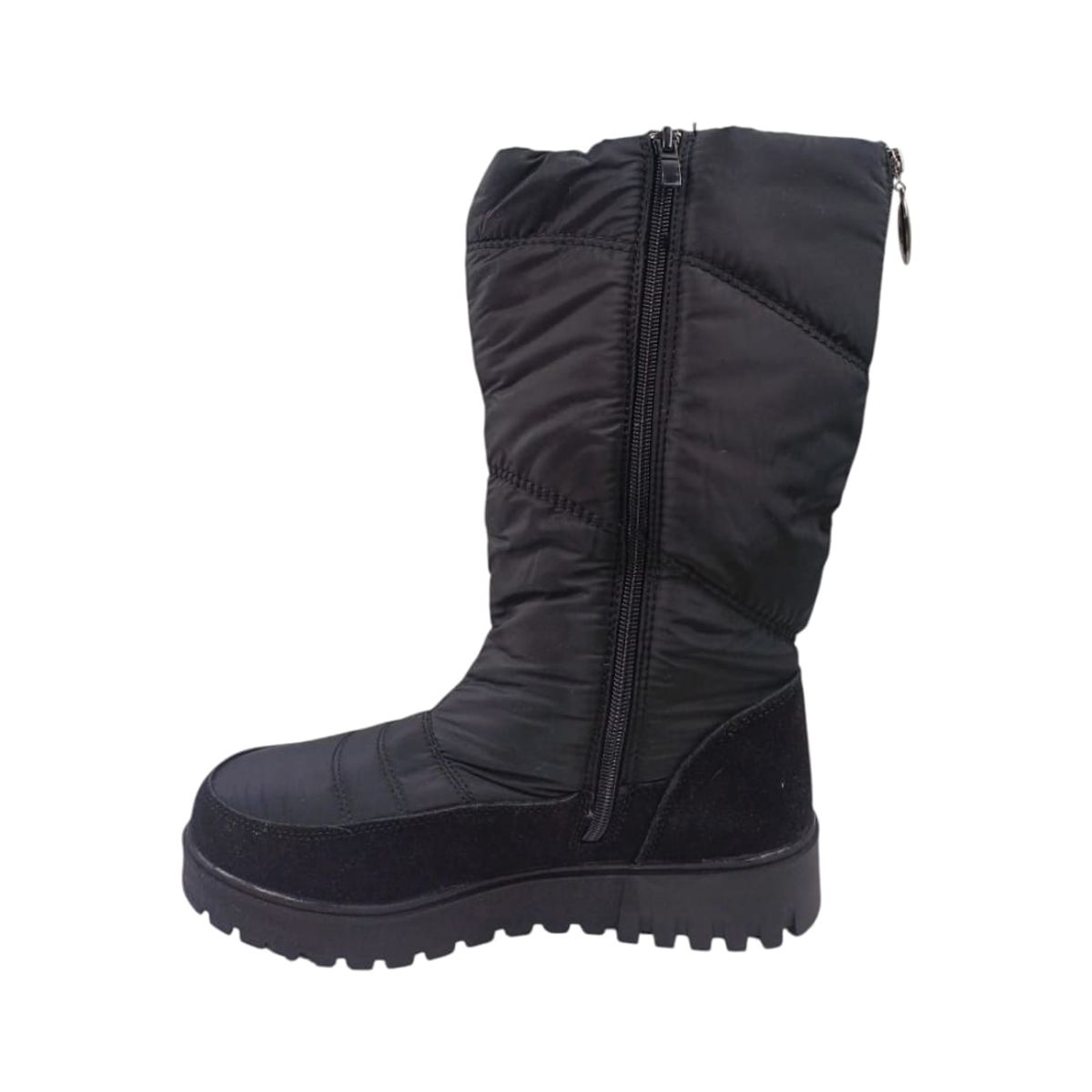 HERIEL - Bota Negra Impermeable Mujer