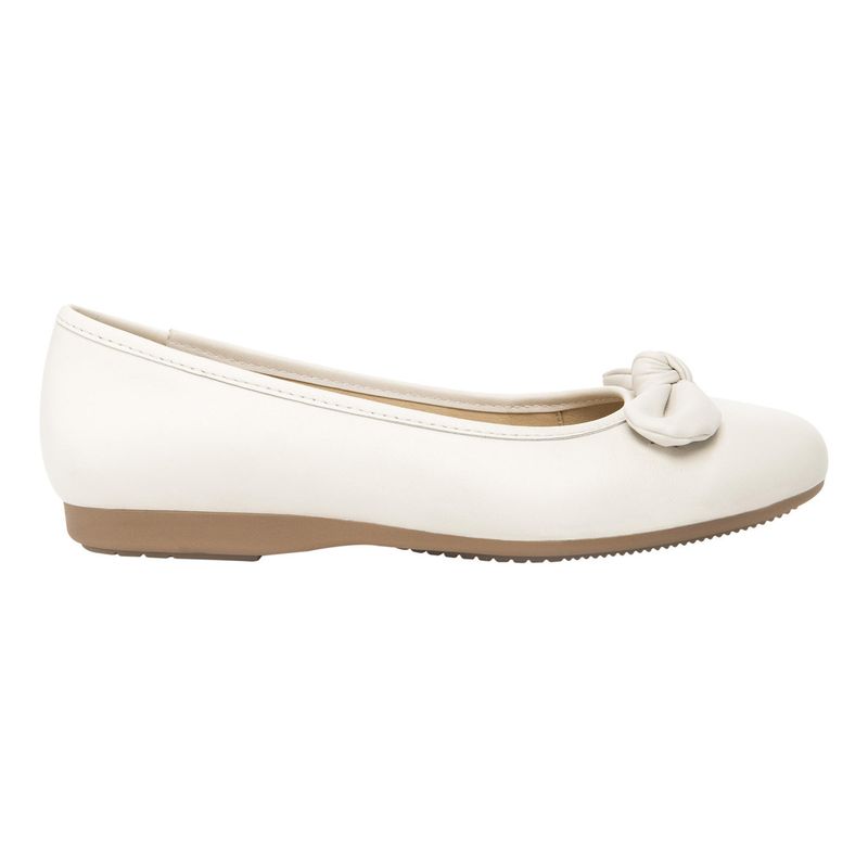 FLEXI - Ballerina Mujer Cuero Marie Blanco Flexi