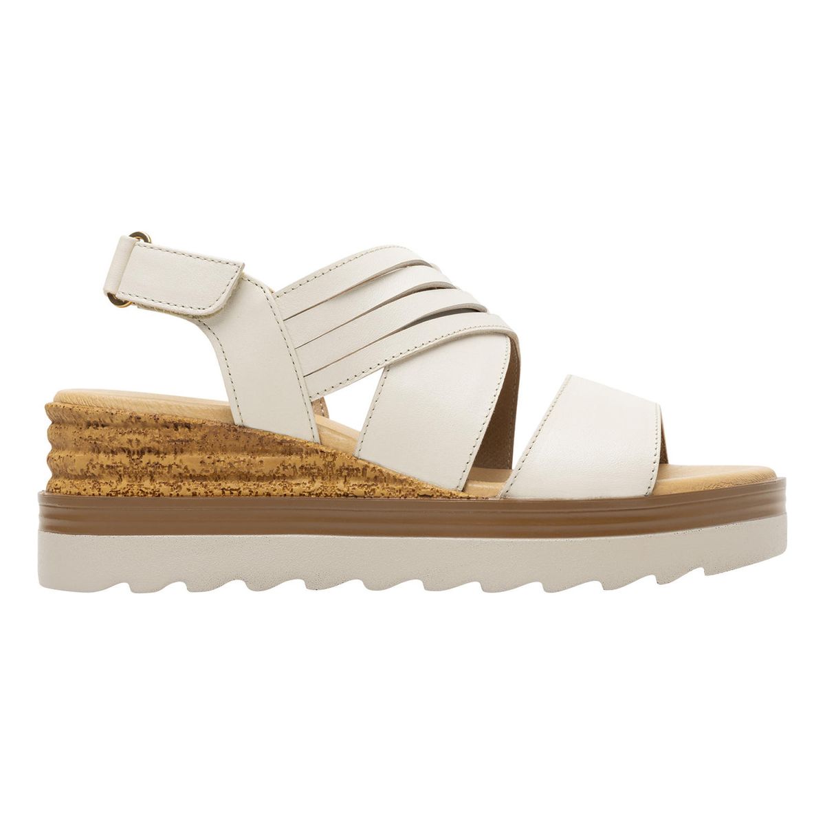 FLEXI - Sandalia Mujer Manaus 127702 Blanco Algodón