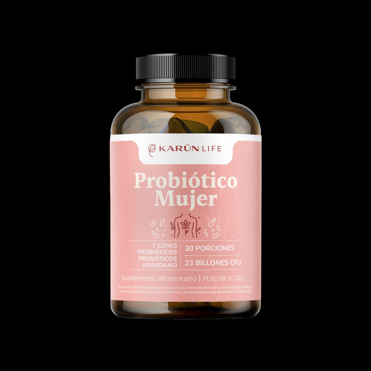 KARUNLIFE - Probiótico Mujer 60 Cápsulas Karun Life