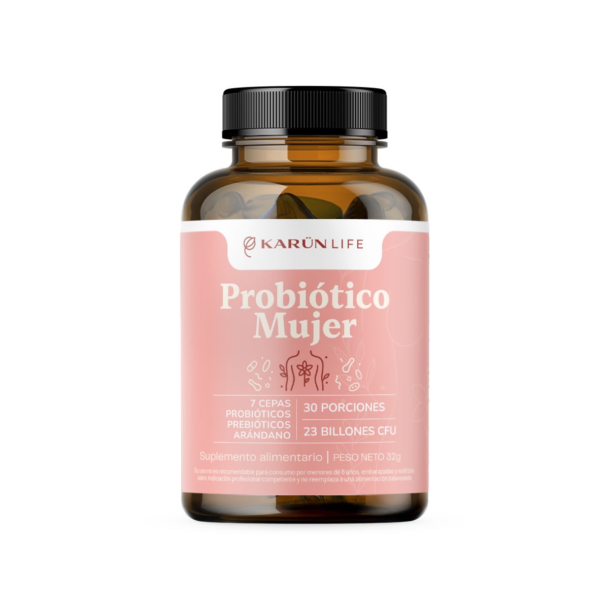 KARUNLIFE - Probiótico Mujer 60 Cápsulas Karun Life