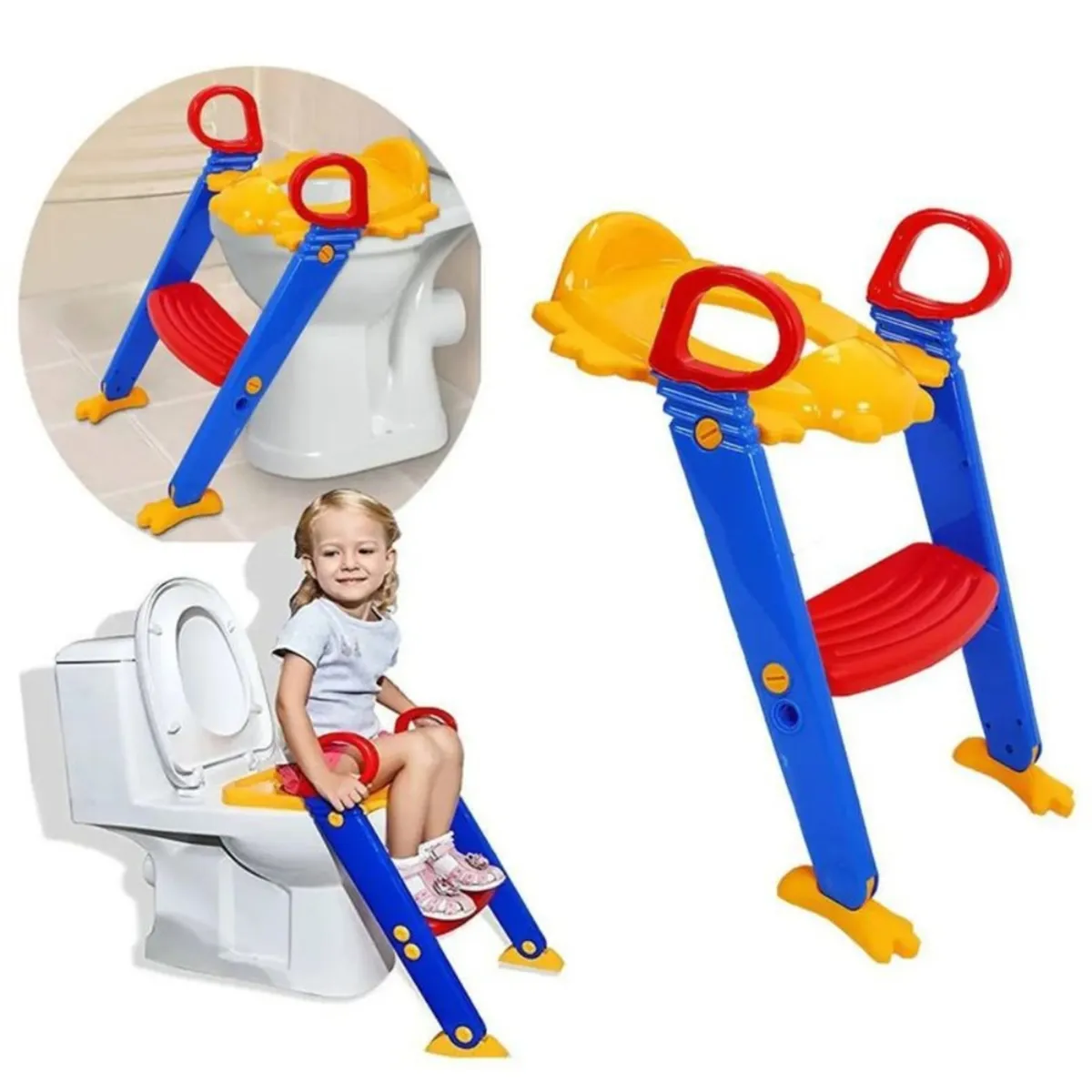 MOVI - Adaptador de WC con escalera para niños.
