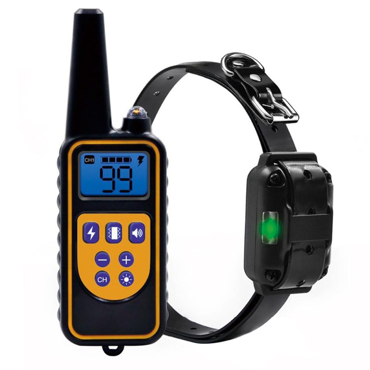 GENERICO - Collar Electrico de Adiestramiento Perros Original Recargable USB