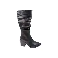 HERIEL - Bota Negra Taco Mujer