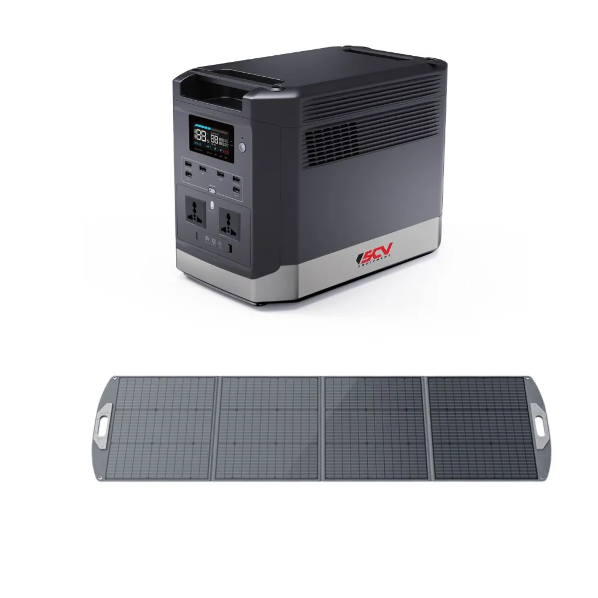 GENERICO - Generador Kit Energía Portátil Marxon G1500 + Psolar 200w