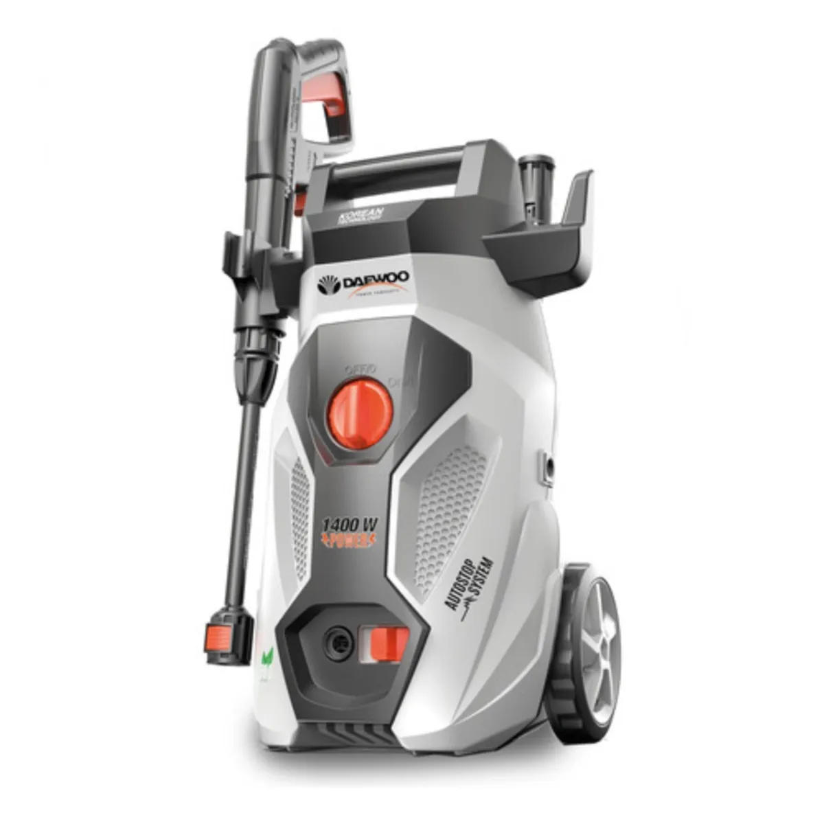 DAEWOO - Hidrolavadora Eléctrica 1400W Daewoo Dax105-1400 105bar Accesorios