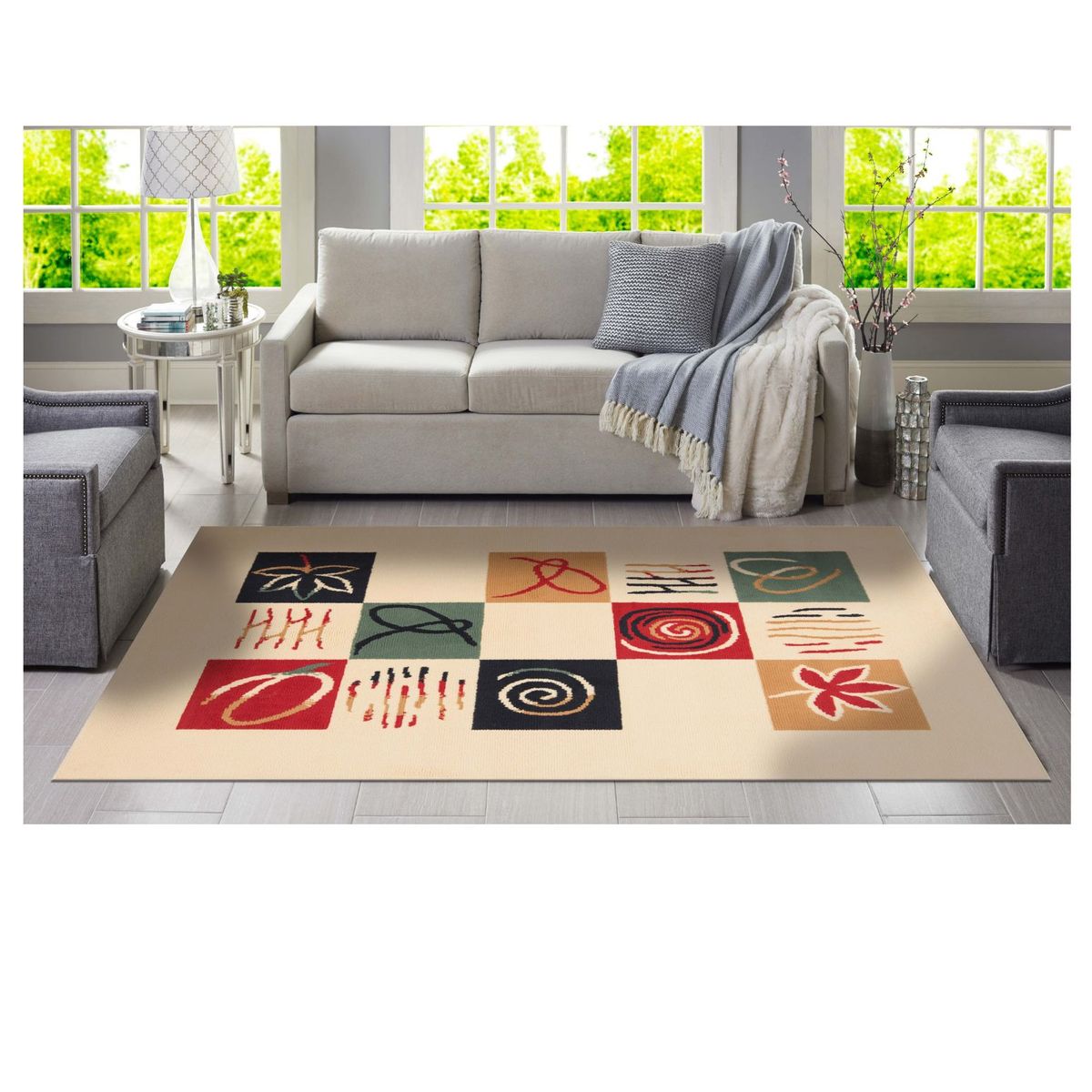 CANNON - Alfombra Amapola Beige 133x180