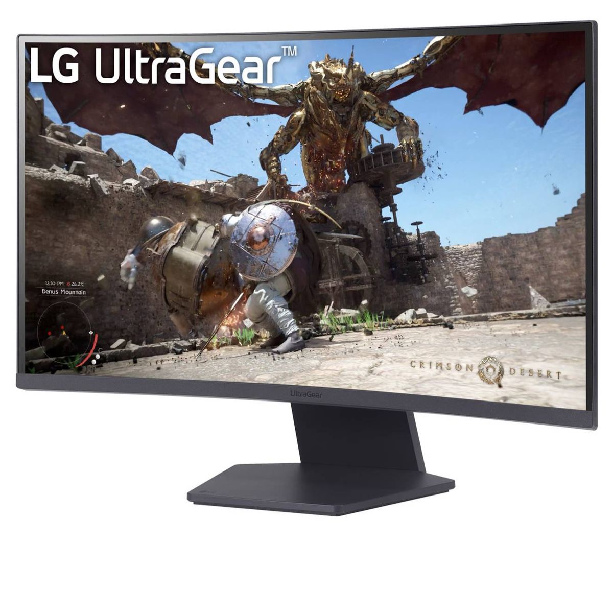 LG - Monitor UltraGear™ Curvo LG 27 QHD con 180Hz 27GS60QC-B