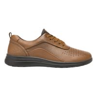 Zapatilla Mujer Cuero Traviata Cafe