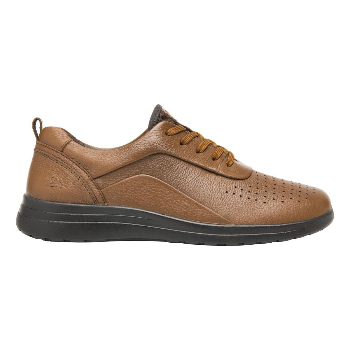 FLEXI - Zapatilla Mujer Cuero Traviata Cafe Flexi