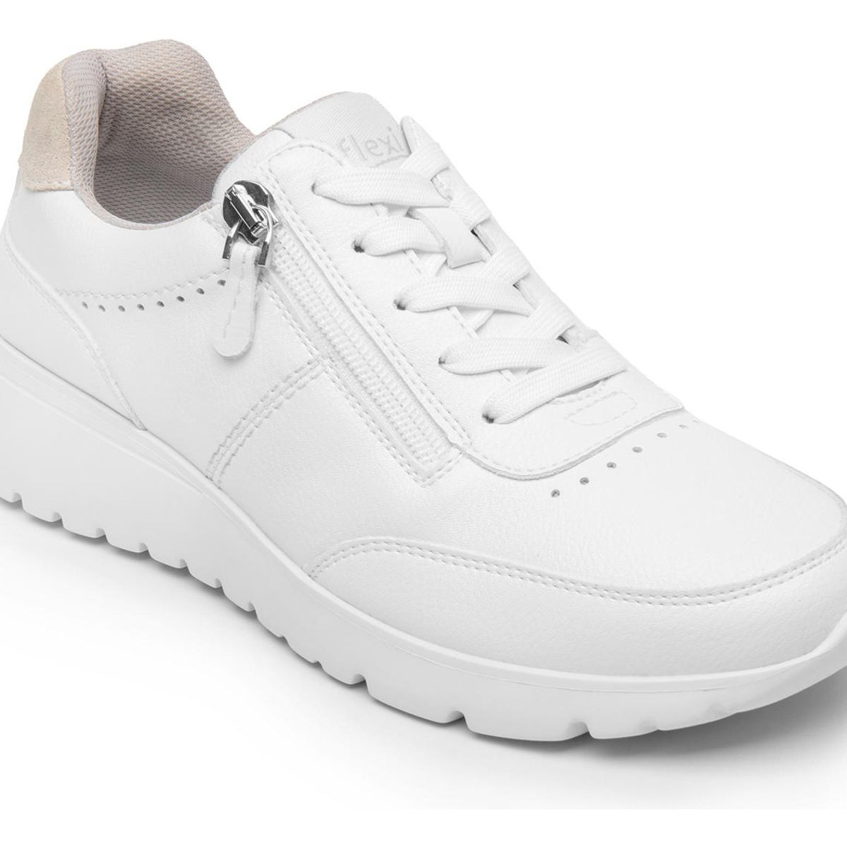 FLEXI - Zapatilla Mujer Lucena 129701 Blanca Flexi