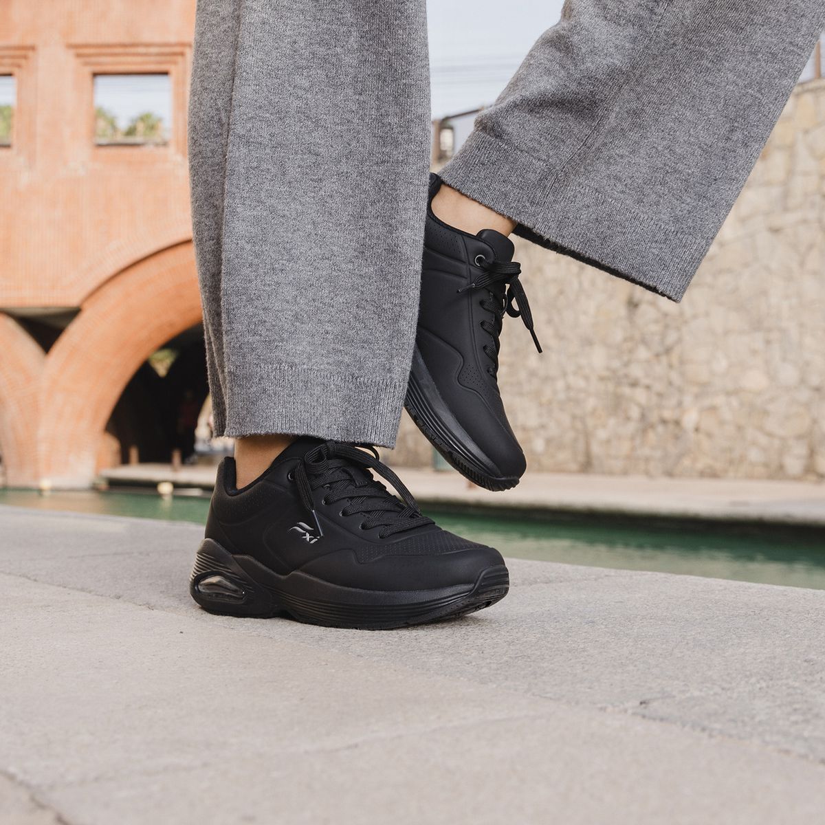 FLEXI - Zapatilla Mujer Saluma 131501 Negra Flexi