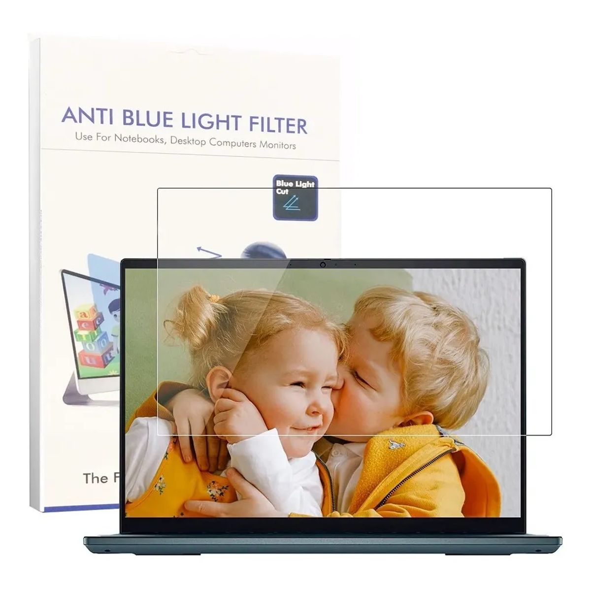 GENERICO - Lamina protectora anti luz azul notebook 15,6 pulgadas