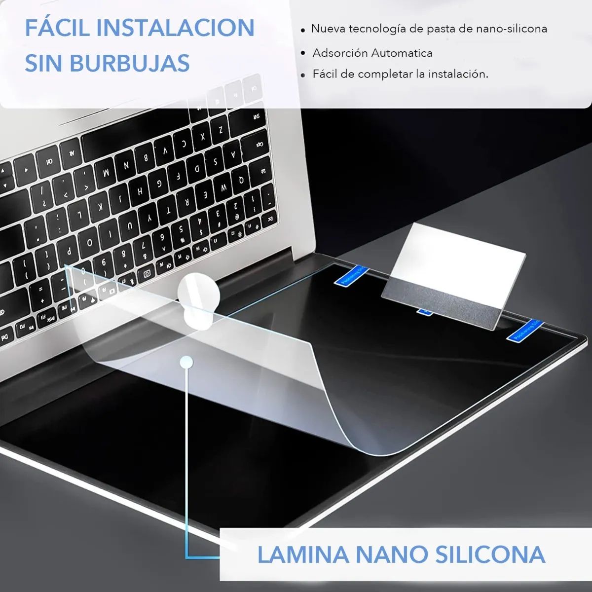 GENERICO - Lamina protectora anti luz azul notebook 15,6 pulgadas