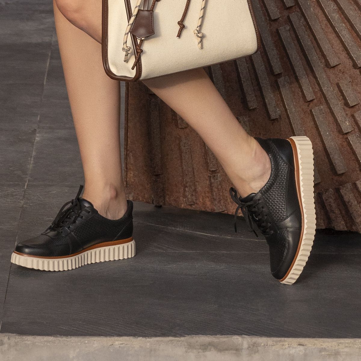 FLEXI - Zapatilla Mujer Eileen 134702 Negro Flexi