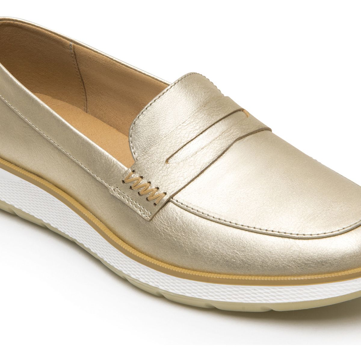 FLEXI - Zapatilla Mujer Rosaura 119303 Dorada Flexi