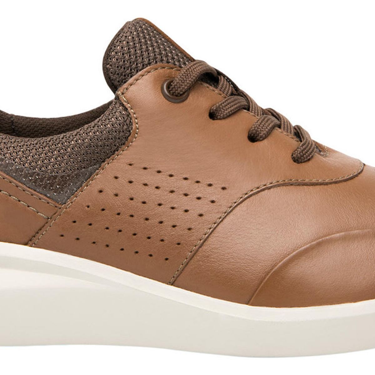FLEXI - Zapatilla Mujer Cuero Alisha Café Flexi