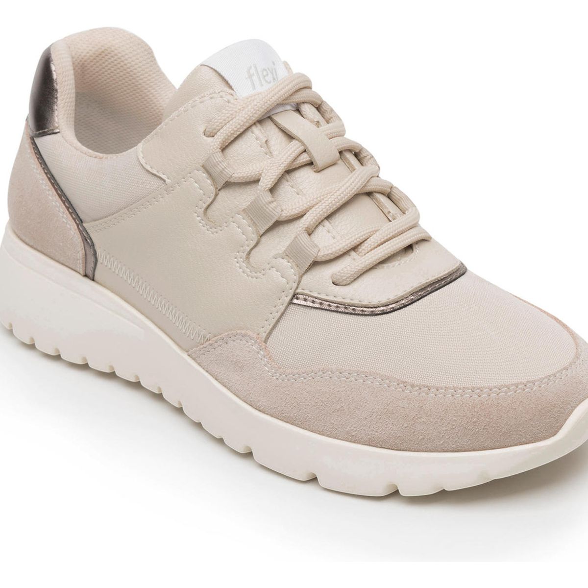 FLEXI - Zapatilla Mujer Lucena 129702 Marfil Flexi