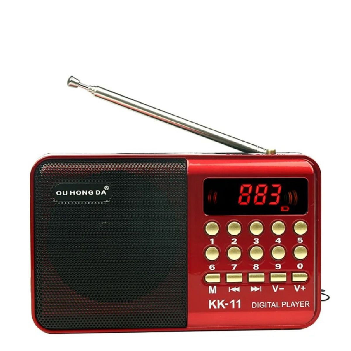 GENERICO Radio portatil Reproductor de radio FM AM recargable USB Micro ...