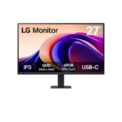 LG - Monitor 27” QHD IPS 100Hz con HDR10 y USB Type-C™