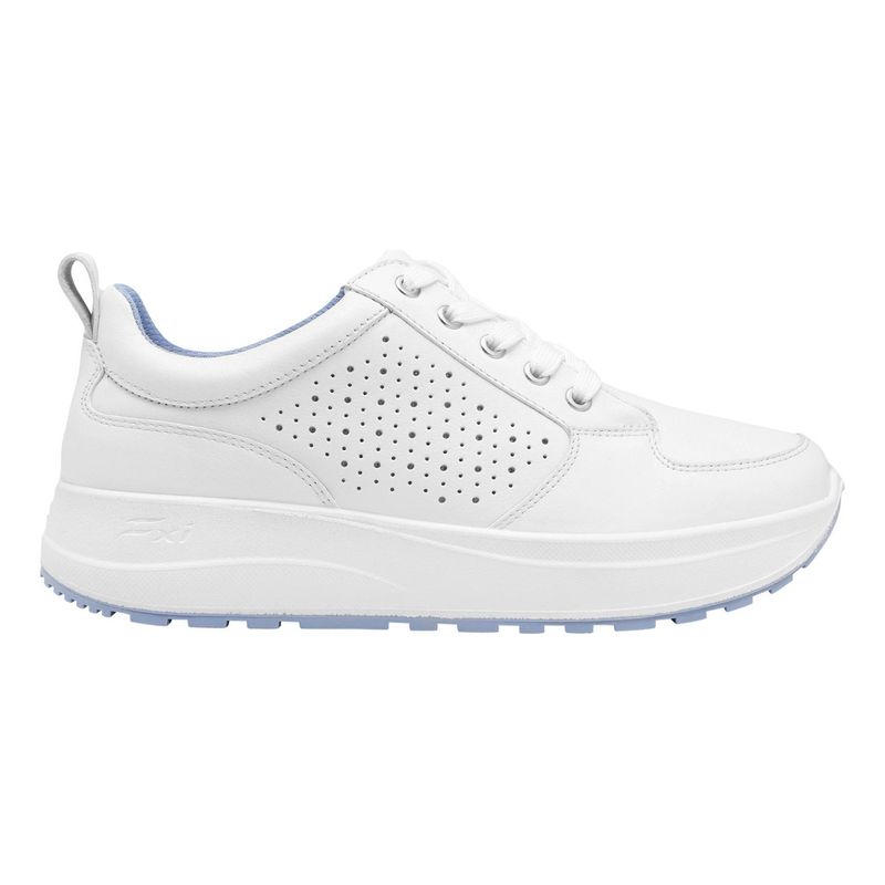 FLEXI - Zapatilla Mujer Cuero Atsiri Blanco Flexi
