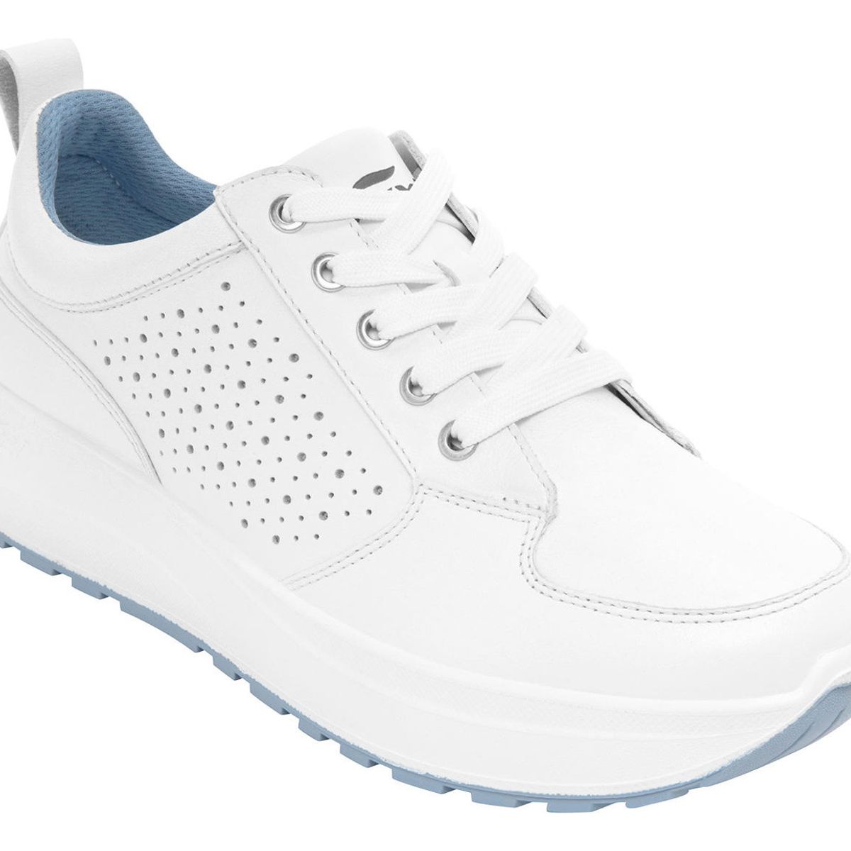 FLEXI - Zapatilla Mujer Cuero Atsiri Blanco Flexi