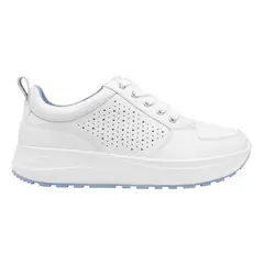 FLEXI - Zapatilla Mujer Cuero Atsiri Blanco