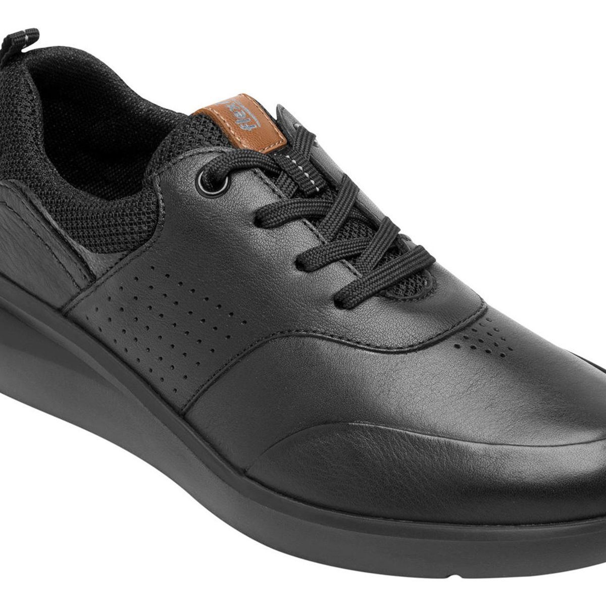 FLEXI - Zapatilla Mujer Cuero Alisha Negro Flexi