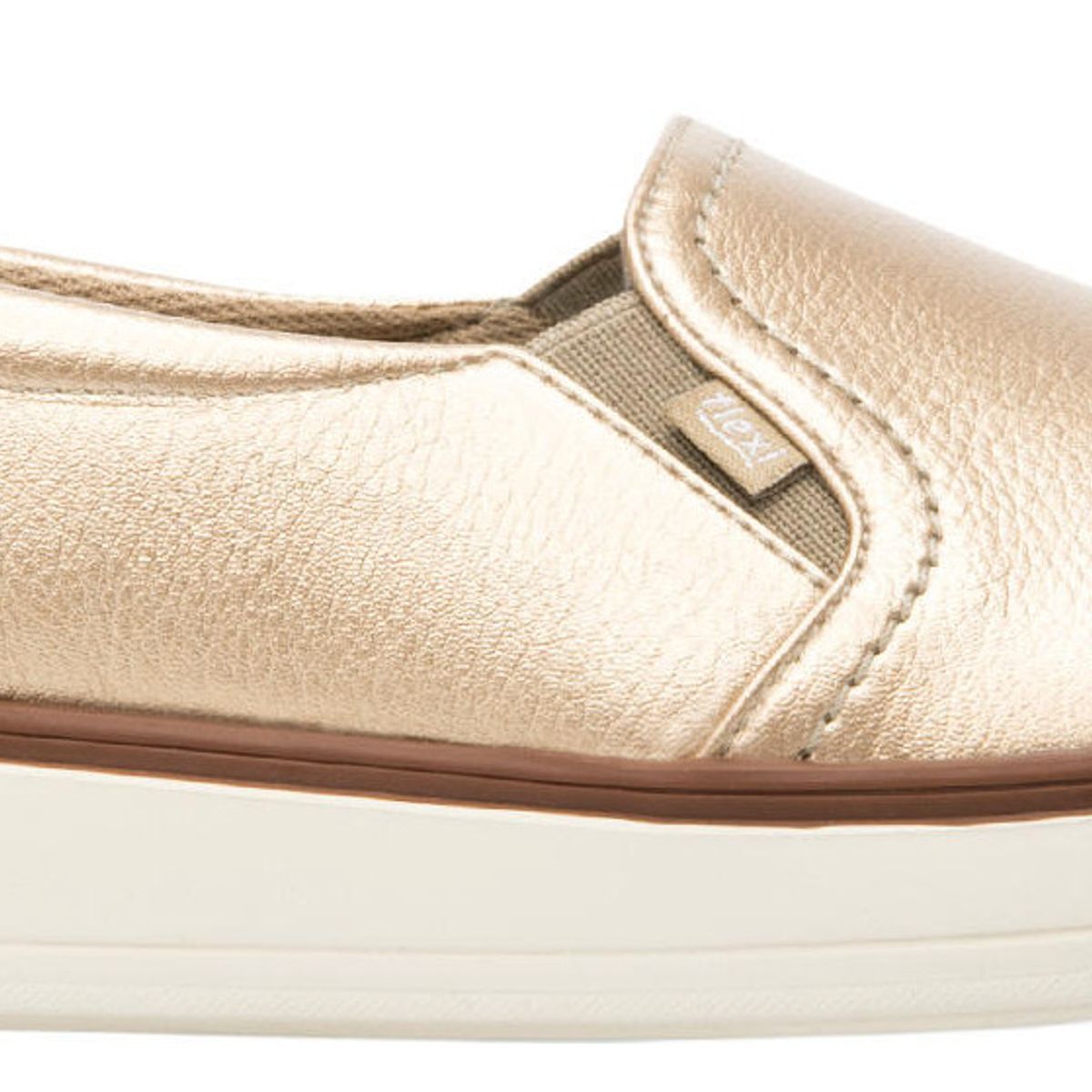 FLEXI - Zapatilla Mujer Canoli Dorado Flexi