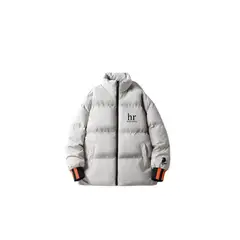 HELLE RAVEN HR - Chaqueta marca helle raven modelo Puffa color gris claro