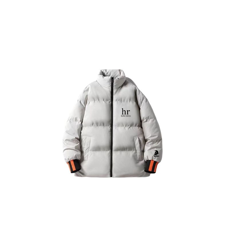 HELLE RAVEN HR - Chaqueta marca helle raven modelo Puffa color gris claro