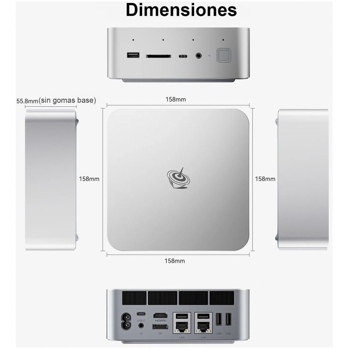 GENERICO - Mini Pc Beelink Gti12 Intel I9 12900hk 32gb 1tb Ssd 14 Core