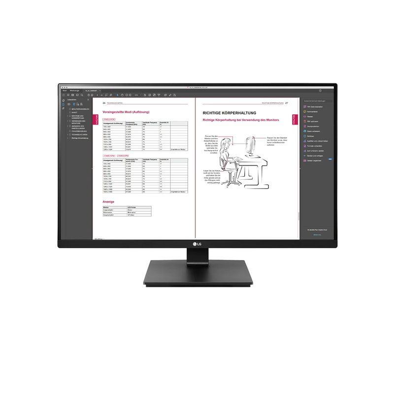 LG - Monitor profesional LG IPS 27 QHD HDR