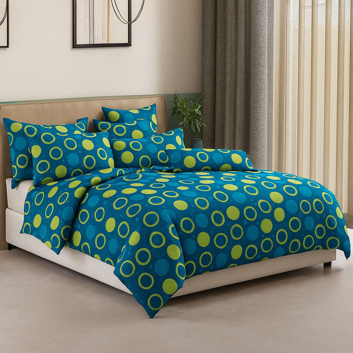 ARMONIA - Set de Sábanas 800 Hilos Algodón 2 Plazas Deluxe