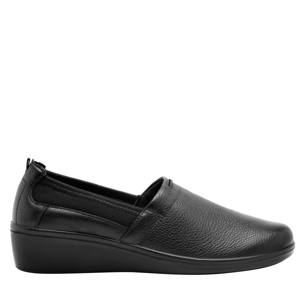 FLEXI - Zapato Mujer Cuero Castaña Negro Flexi