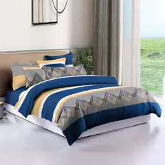 ARMONIA - Set de Sábanas 800 Hilos Algodón 2 Plazas Diseño Deluxe
