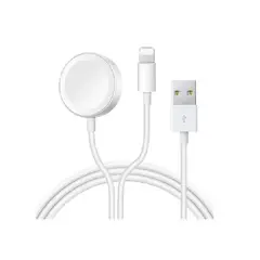 GENERICO - Cargador De Celular Inalambrico 2 en 1 USB Magnetico